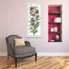 Load image into Gallery viewer, Flowers 14CT Stamped Cross Stitch Kit 27x57cm(canvas)
