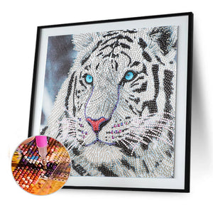 Tiger 30x30cm(canvas)  beautiful special shaped drill diamond painting