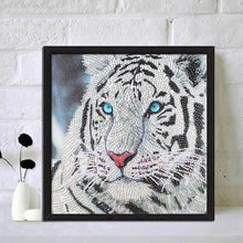 Load image into Gallery viewer, Tiger 30x30cm(canvas)  beautiful special shaped drill diamond painting
