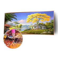 Load image into Gallery viewer, Village House 100x50cm(canvas) full round drill diamond painting
