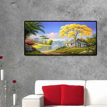 Load image into Gallery viewer, Village House 100x50cm(canvas) full round drill diamond painting
