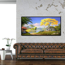 Load image into Gallery viewer, Village House 100x50cm(canvas) full round drill diamond painting
