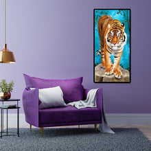 Load image into Gallery viewer, Tiger 45x85cm(canvas) full round drill diamond painting
