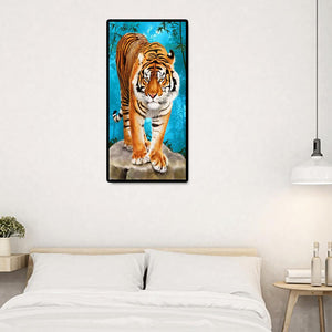 Tiger 45x85cm(canvas) full round drill diamond painting