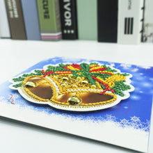 Load image into Gallery viewer, Christmas 5D DIY Special Shape Part Drill Diamond Handmade Greeting Cards
