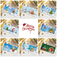 Load image into Gallery viewer, Christmas 5D DIY Special Shape Part Drill Diamond Handmade Greeting Cards
