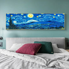 Load image into Gallery viewer, Abstract Night Sky 80x30cm(canvas) full round drill diamond painting
