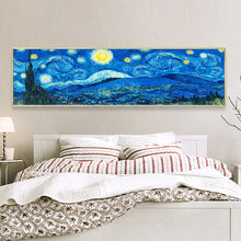 Load image into Gallery viewer, Abstract Night Sky 80x30cm(canvas) full round drill diamond painting
