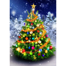 Load image into Gallery viewer, Christmas Tree 40x50cm(canvas) full square drill diamond painting
