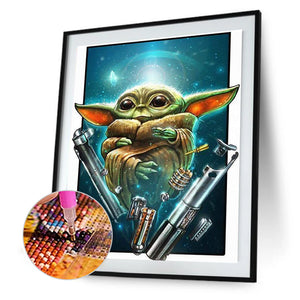 Yoda 30x40cm(canvas) full round drill diamond painting