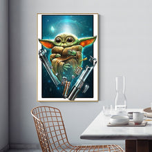 Load image into Gallery viewer, Yoda 30x40cm(canvas) full round drill diamond painting
