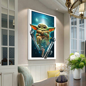 Yoda 30x40cm(canvas) full round drill diamond painting