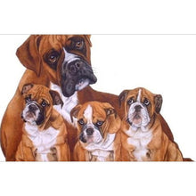 Load image into Gallery viewer, Dog 40x30cm(canvas) full round drill diamond painting
