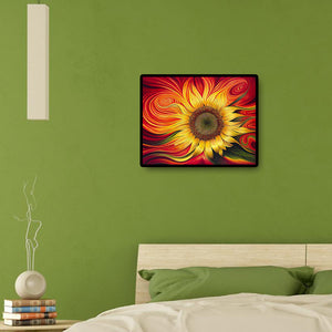 Enthusiastic Sunflower 50x40cm(canvas) full square drill diamond painting