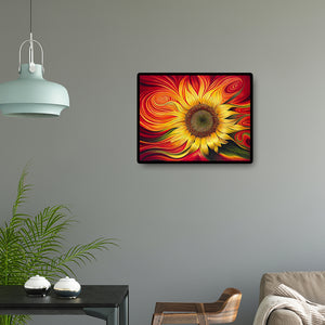 Enthusiastic Sunflower 50x40cm(canvas) full square drill diamond painting