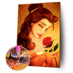 Rose Princess 40x50cm(canvas) full square drill diamond painting