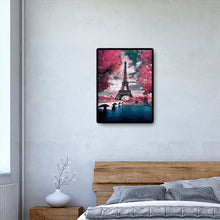Load image into Gallery viewer, Romantic Eiffel Tower 40x50cm(canvas) full square drill diamond painting
