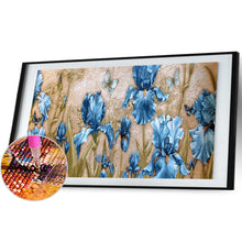 Load image into Gallery viewer, Flowers 45x85cm(canvas) full round drill diamond painting
