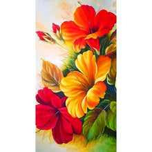 Load image into Gallery viewer, Morning Glory Women 45x85cm(canvas) full round drill diamond painting
