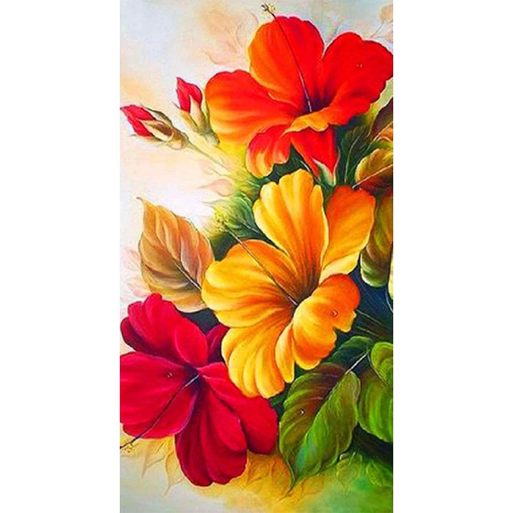 Morning Glory Women 45x85cm(canvas) full round drill diamond painting