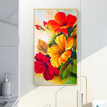 Load image into Gallery viewer, Morning Glory Women 45x85cm(canvas) full round drill diamond painting
