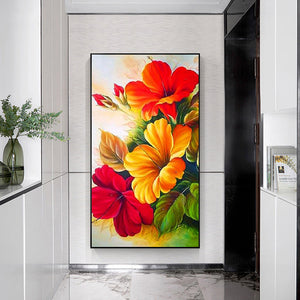 Morning Glory Women 45x85cm(canvas) full round drill diamond painting