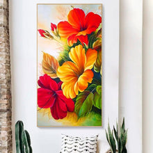 Load image into Gallery viewer, Morning Glory Women 45x85cm(canvas) full round drill diamond painting
