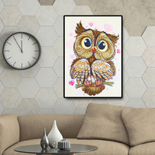 Load image into Gallery viewer, Cute Bird 30x40cm(canvas)  beautiful special shaped drill diamond painting
