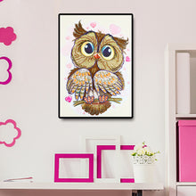 Load image into Gallery viewer, Cute Bird 30x40cm(canvas)  beautiful special shaped drill diamond painting

