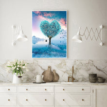 Load image into Gallery viewer, Love Tree 30x40cm(canvas)  beautiful special shaped drill diamond painting
