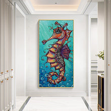 Load image into Gallery viewer, Hippocampus Animal 45x85cm(canvas) beautiful special shaped drill diamond painting
