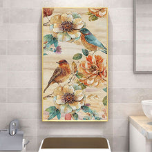 Load image into Gallery viewer, Flower Bird 45x85cm(canvas) beautiful special shaped drill diamond painting
