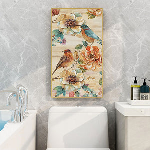 Flower Bird 45x85cm(canvas) beautiful special shaped drill diamond painting