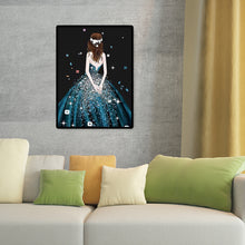 Load image into Gallery viewer, Girl 30x40cm(canvas) full round drill diamond painting
