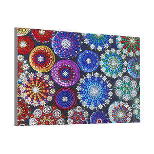 Mandala Flower 40x30cm(canvas) beautiful special shaped drill diamond painting