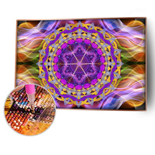 Load image into Gallery viewer, Mandala 40x30cm(canvas) full round drill diamond painting

