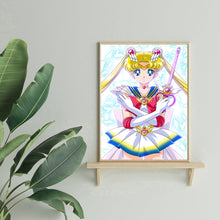 Load image into Gallery viewer, Sailor Moon 30x40cm(canvas) full round drill diamond painting
