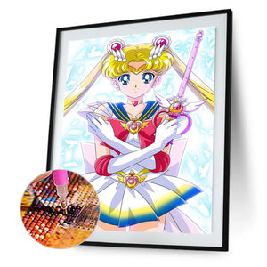 Sailor Moon 30x40cm(canvas) full round drill diamond painting