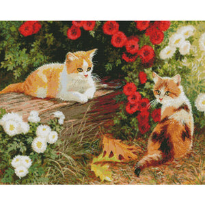 Animal Series 14CT Printed Cross Stitch DIY Counted Embroidery Kit 57*47CM