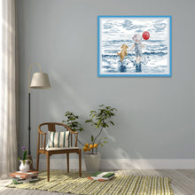 Load image into Gallery viewer, Seaside Cross Stitch Painting Kits DIY Canvas Embroidery Needlework 36*30CM
