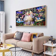 Load image into Gallery viewer, Cartoon Mouse 85x45cm(canvas) full round drill diamond painting
