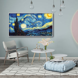 Starry Sky 45x85cm(canvas) full round drill diamond painting