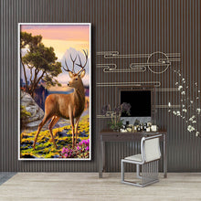 Load image into Gallery viewer, Deer 45x85cm(canvas) full round drill diamond painting
