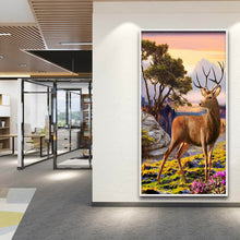 Load image into Gallery viewer, Deer 45x85cm(canvas) full round drill diamond painting
