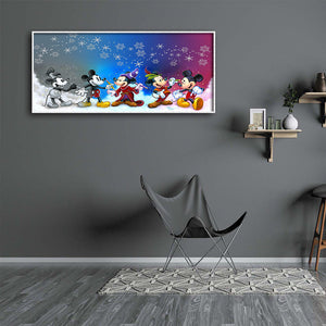 Mouse 100x50cm(canvas) full round drill diamond painting