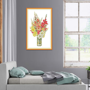 Four Seasons 34x55cm(canvas) Printed canvas 14CT 2 Threads Cross stitch kits