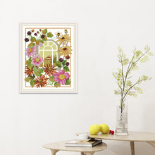 Load image into Gallery viewer, Four Seasons 28x33cm(canvas) Printed canvas 14CT 2 Threads Cross stitch kits
