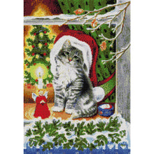 Load image into Gallery viewer, Cats 35x48cm(canvas) Printed canvas 14CT 2 Threads Cross stitch kits
