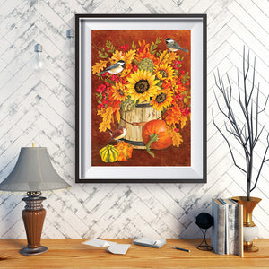 Pumpkin 30x40cm(canvas) full round drill diamond painting