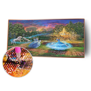 Fairy World 80x40cm(canvas) full round drill diamond painting